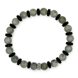 Labradorite Beaded Bracelet - Men’s Jewelry 