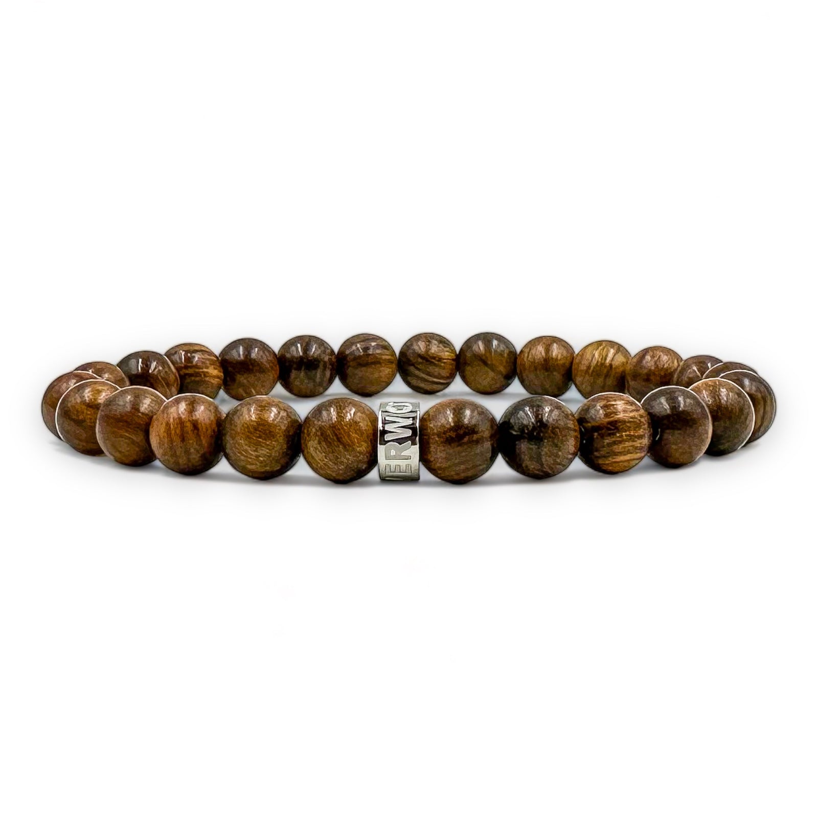 Beaded Bracelet handmade with Black Walnut Wood beads main image 