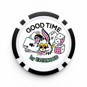 Good Time by Everwood Golf Ball Marker Poker Chip 2 Pack