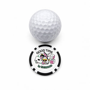 Good Time by Everwood Golf Ball Marker Poker Chip