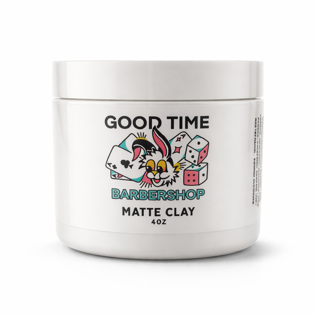 Men’s Matte Clay Hair Product by Good Time Barber Shop