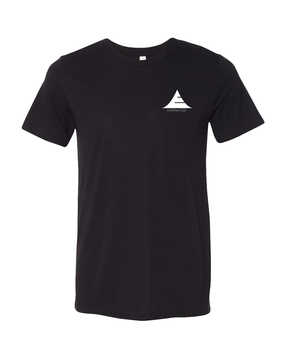 Everwood Watch Company Icon Logo Tri-Blend Short Sleeve Shirt Black