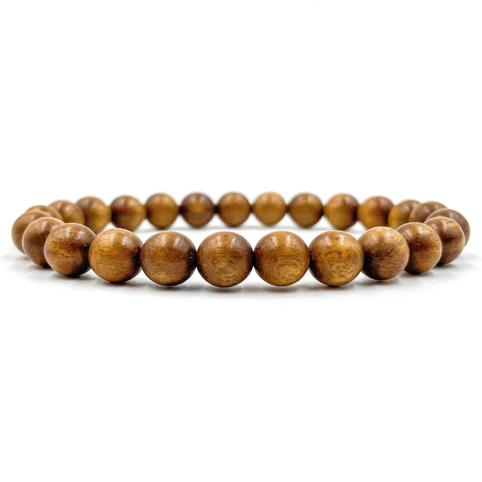 Union - Hickory Wood Mala Beaded Bracelet