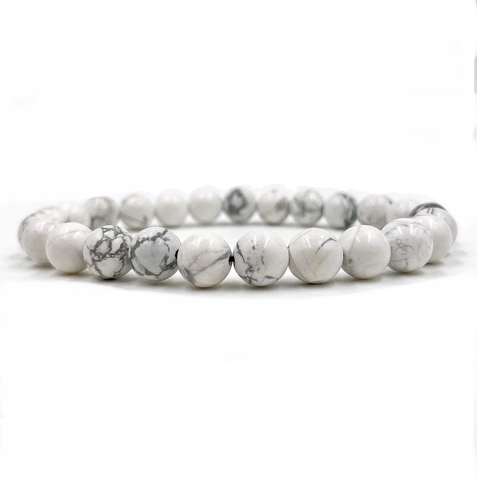 Union - White Howlite Gemstone Beaded Bracelet