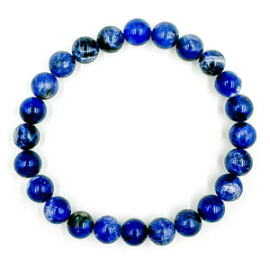 Union - Blue Sodalite Gemstone Beaded Bracelet