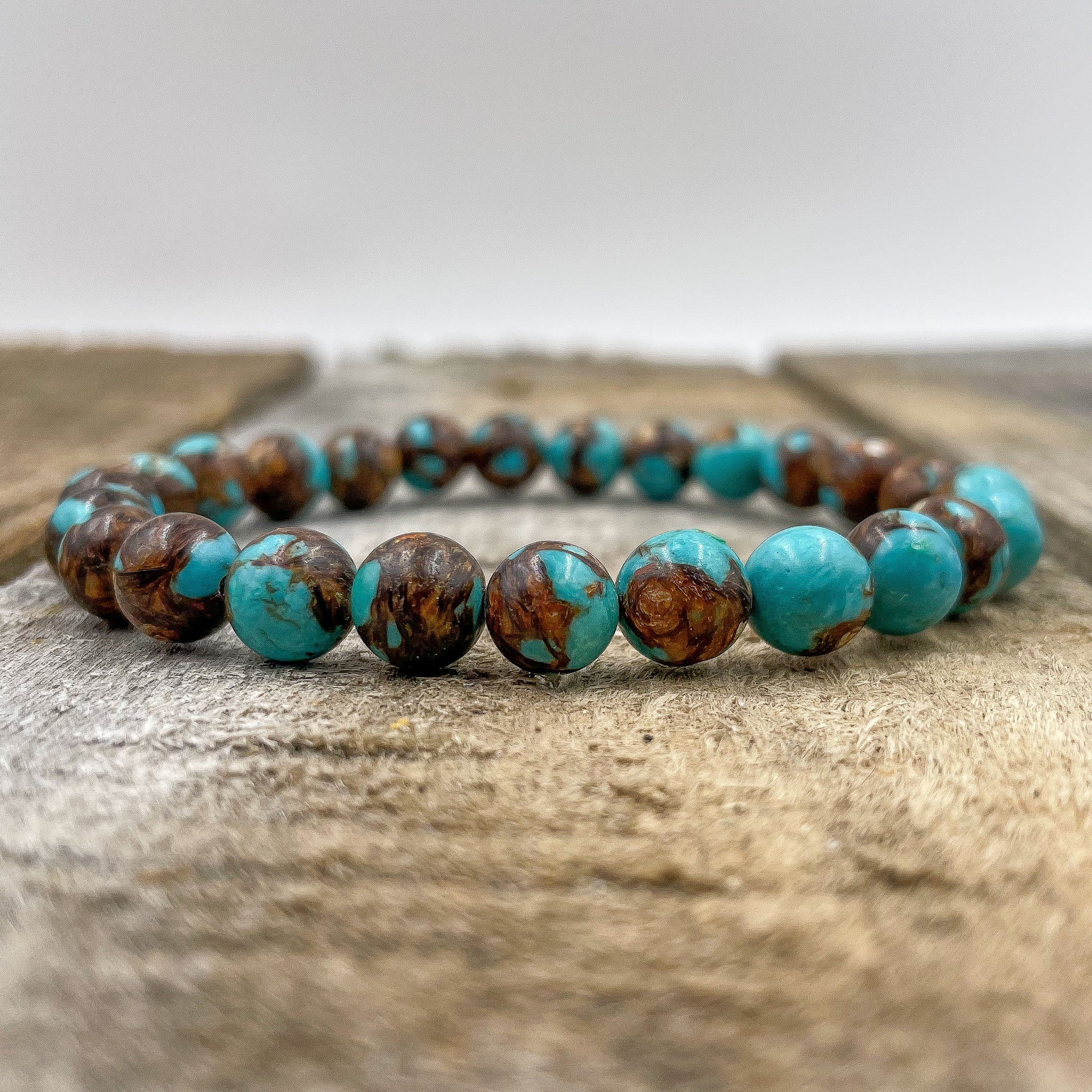 Healing Spirit - Jade & African Turquoise Wrap Bracelet - Satori Jewelry