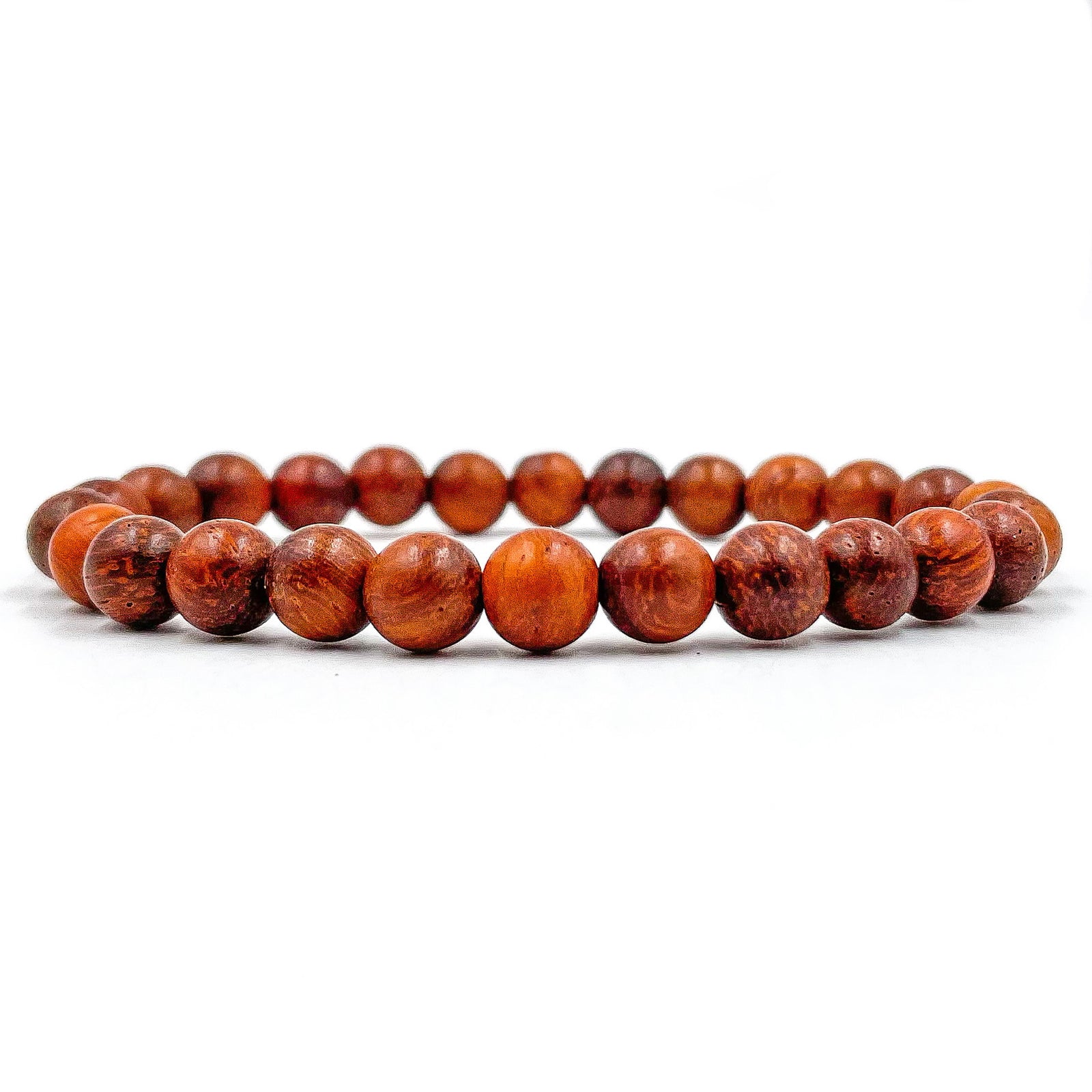 Union - Red Rosewood Mala Beaded Bracelet