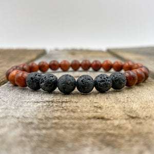 Grove - Lava Rock & Red Rosewood