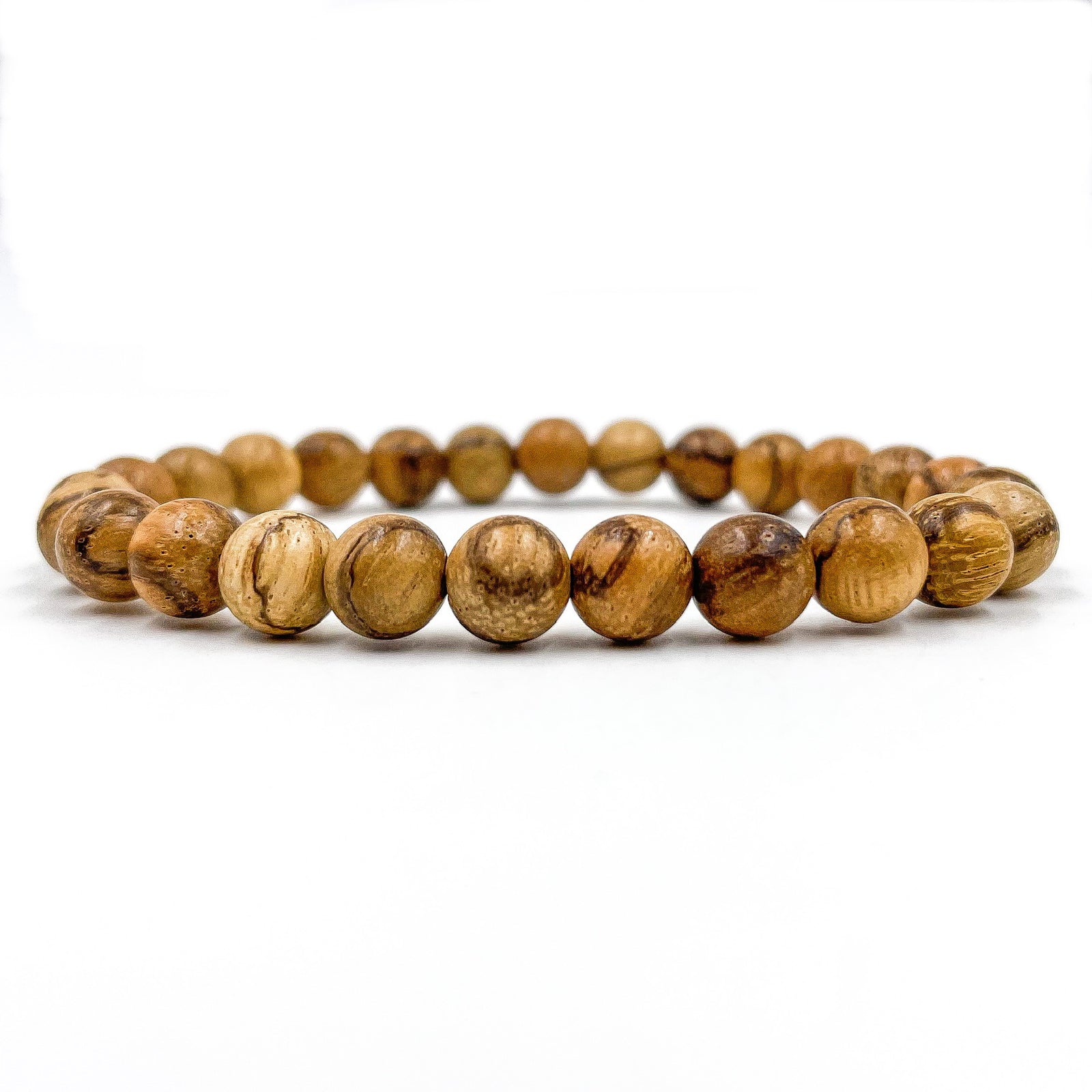 Union - Light Brown Sandalwood Mala Beaded Bracelet